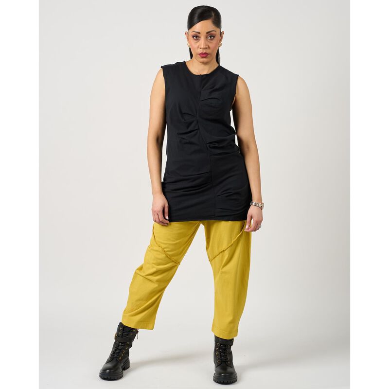 La Vaca Loca Sleeveless Gather Front Tank Top image number 5
